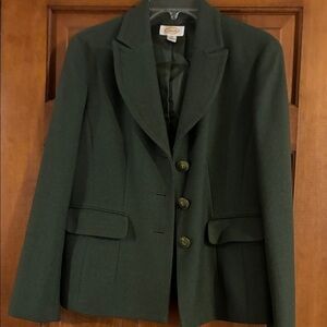 Talbots Dark Green Women's Blazer